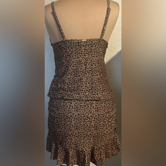 Chic Leopard Print Tankini Skirt Set - Picture 10 of 13